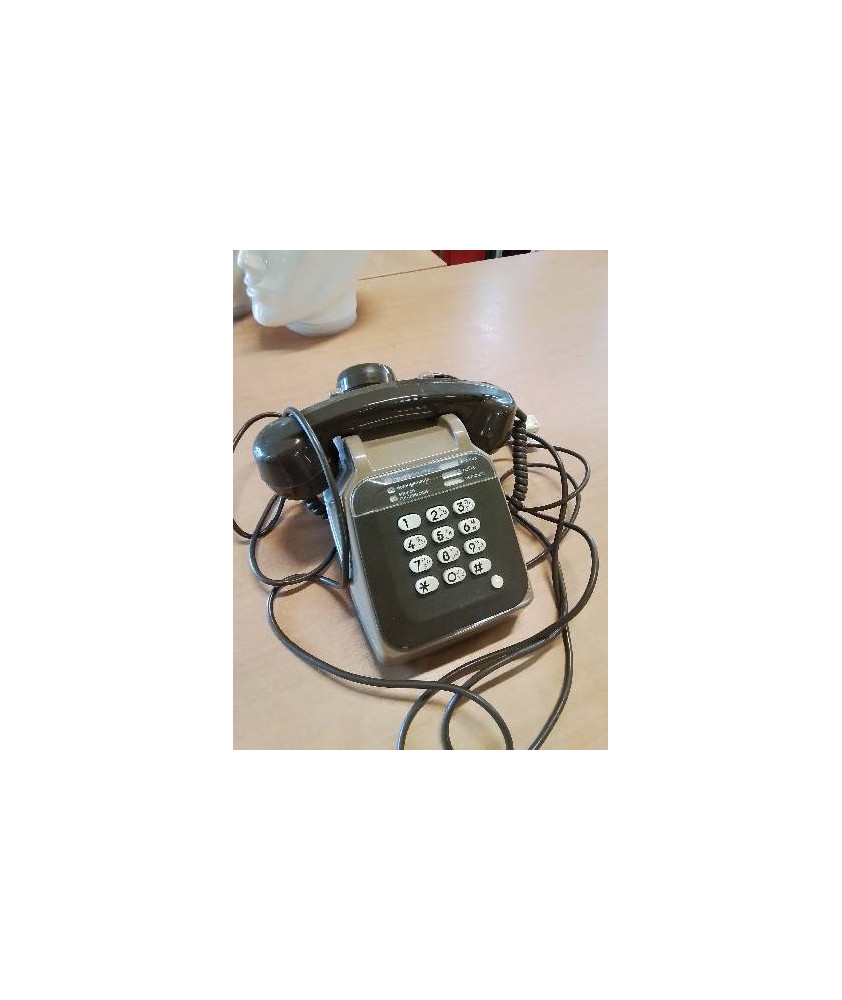 TÉLÉPHONE A CADRAN KAKI SOCOTEL S63