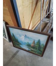 TABLEAU PAYSAGE DE MONTAGNE 