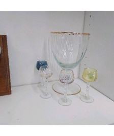 COUPE ET 4 VERRES 