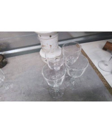 VERRE A PIED MM CRISTAL LE LOT