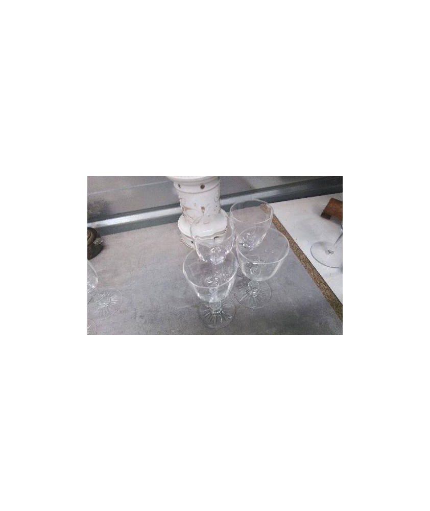 VERRE A PIED MM CRISTAL LE LOT