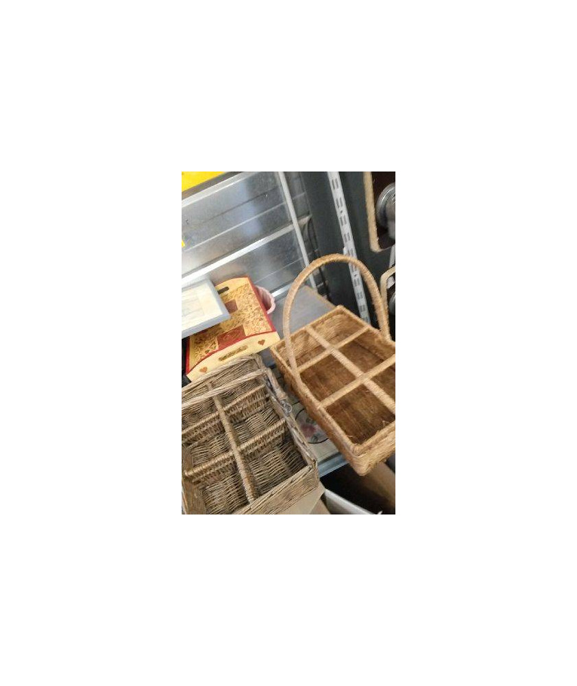 PANIER TRESSE PORTE BOUTEILLES 