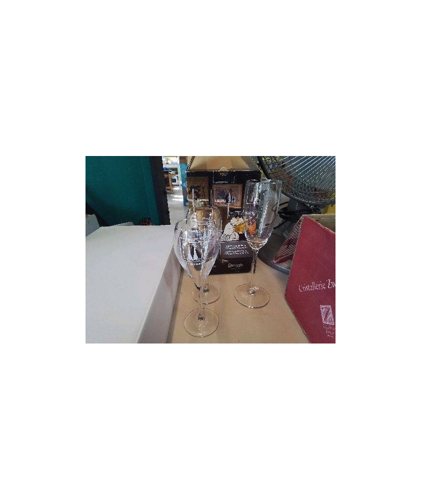 DUO VERRE À PIED 