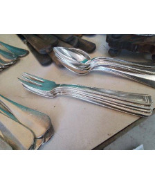 LOT DE 6 PETITES FOURCHETTES EN ARGENT 