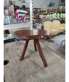 PORTE PLANTE TRIPODE STYLE BRUTALISTE 