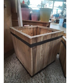 CACHE POT BOIS 