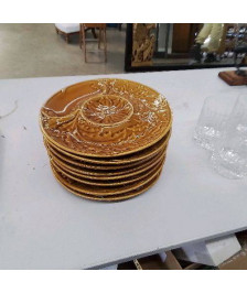 8 ASSIETTES GIEN 