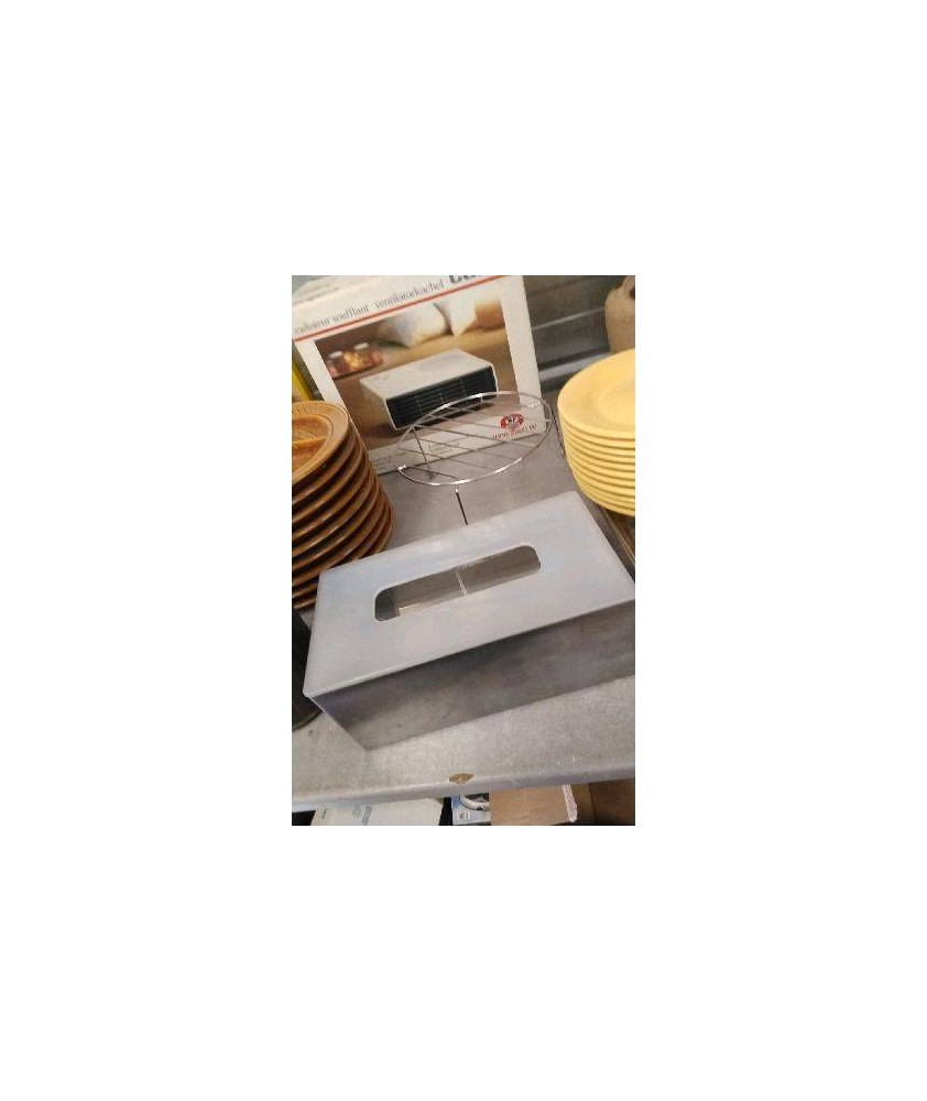 BOITE MOUCHOIRS A FIXER - INOX