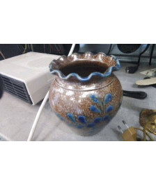 POT GRES MOTIF FLEURS 