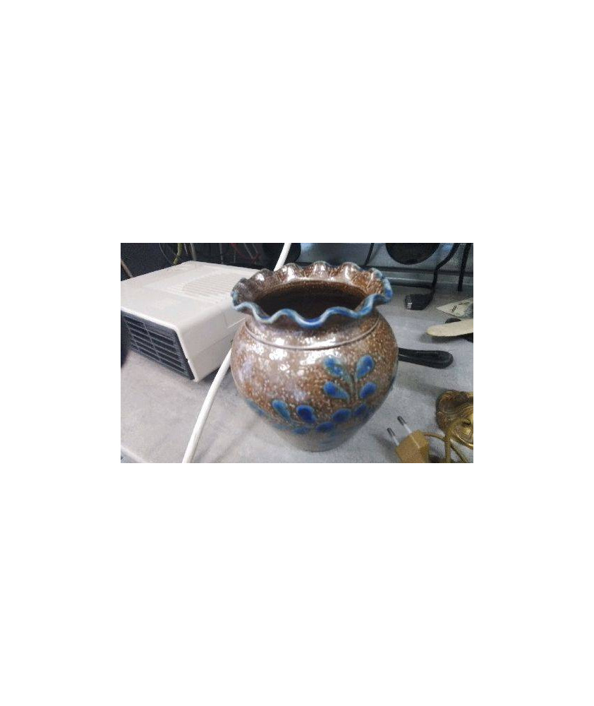 POT GRES MOTIF FLEURS 