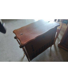 MEUBLE BAR VINTAGE/ ROULETTES - 1 TRAPPE
