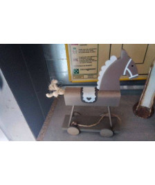 DECO CHEVAL BOIS
