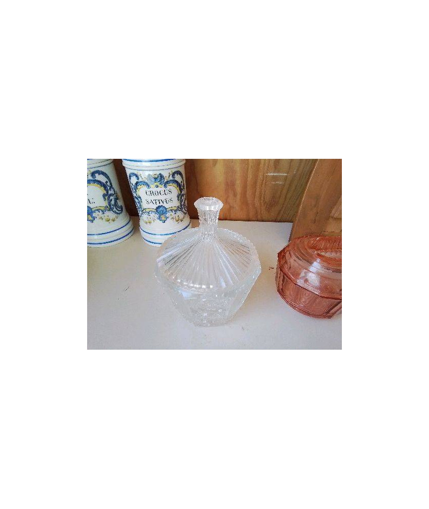 BOMBONNE EN VERRE 