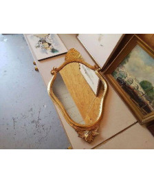 MIROIR CADRE DORÉ 