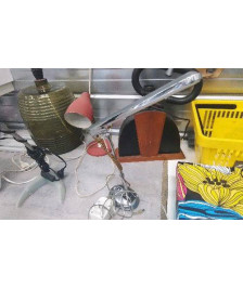 LAMPE DE BUREAU ARGENTE 