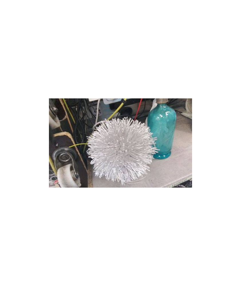 SUSPENSION BOULE METAL 