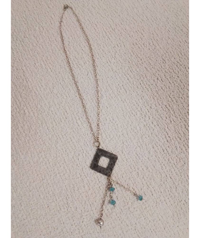 CHAINE ARGENT PERLE 