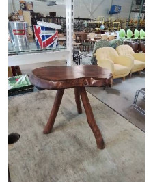 PORTE PLANTE TRIPODE STYLE BRUTALISTE 