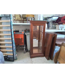 PETITE VITRINE EN MERISIER DE STYLE LOUIS PHILIPPE