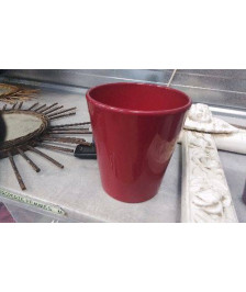 CACHE POT ROUGE 