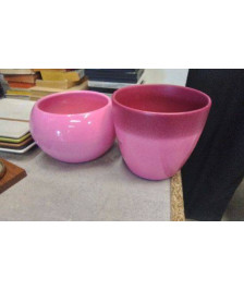 CACHE POT ROSE 