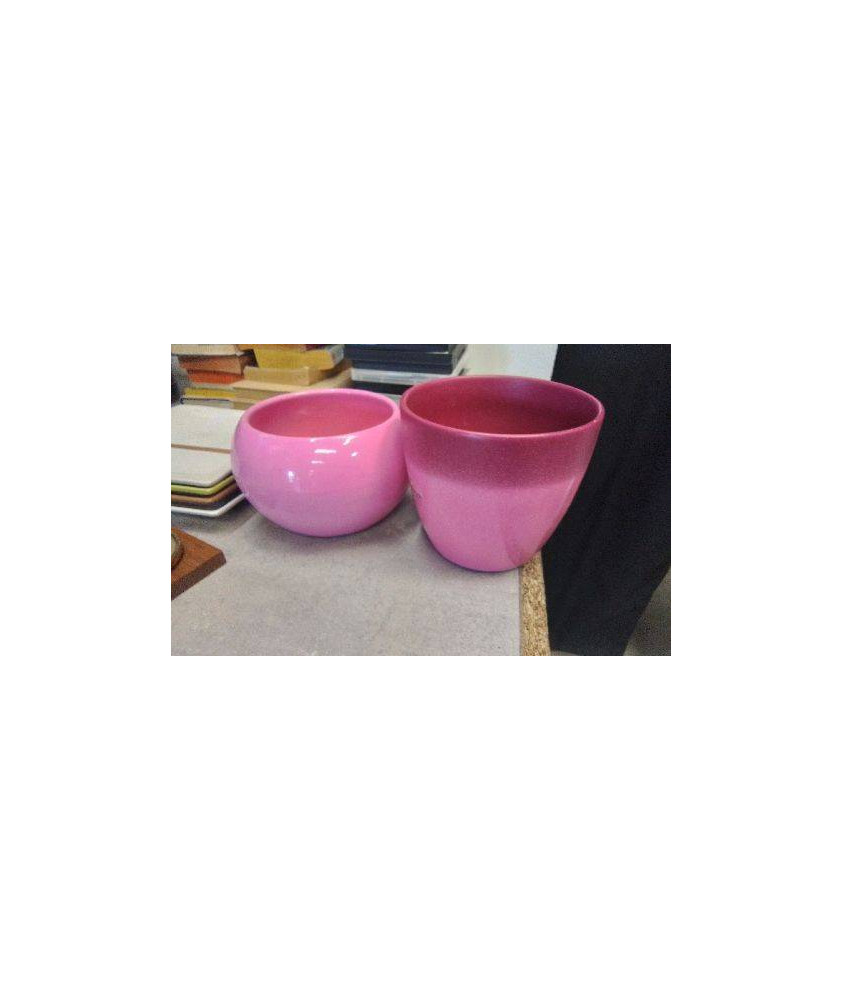 CACHE POT ROSE 