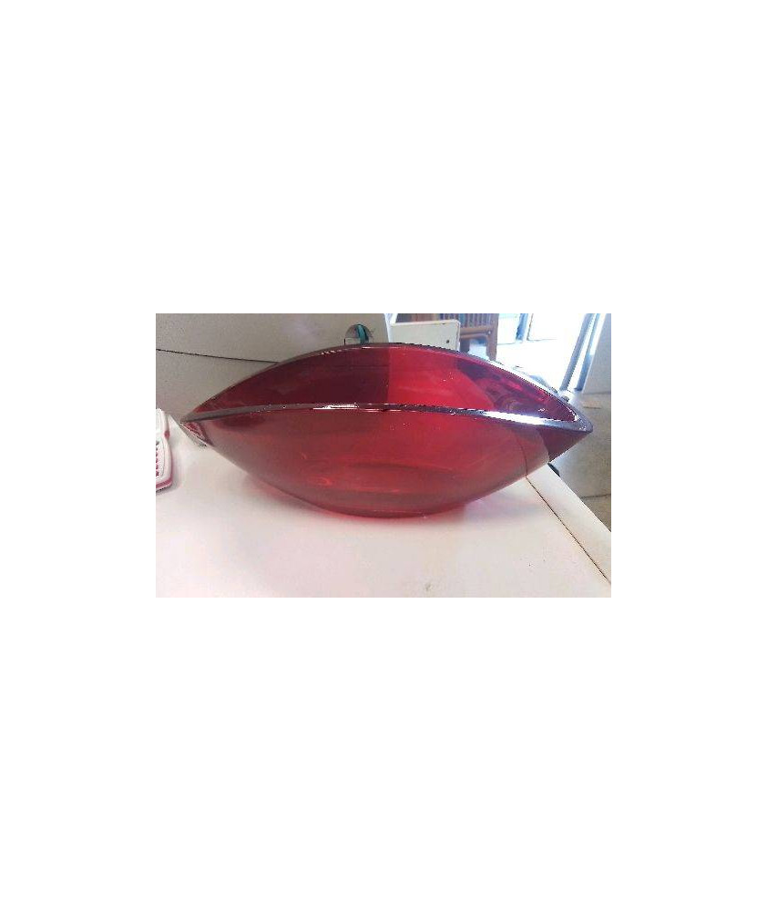 VASE VERRE ROUGE EN LETAT 
