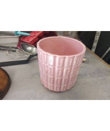 CACHE POT ROSE 