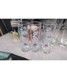 VERRES A BIERES X3 