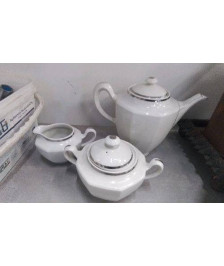 CAFETIERE+SUCRIER+POT A LAIT LIMOGES 