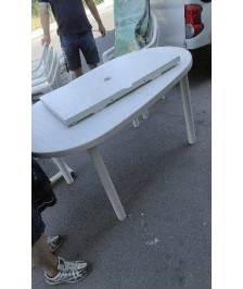 TABLE DE JARDIN GROSFILLEX + 1 RALLONGE 