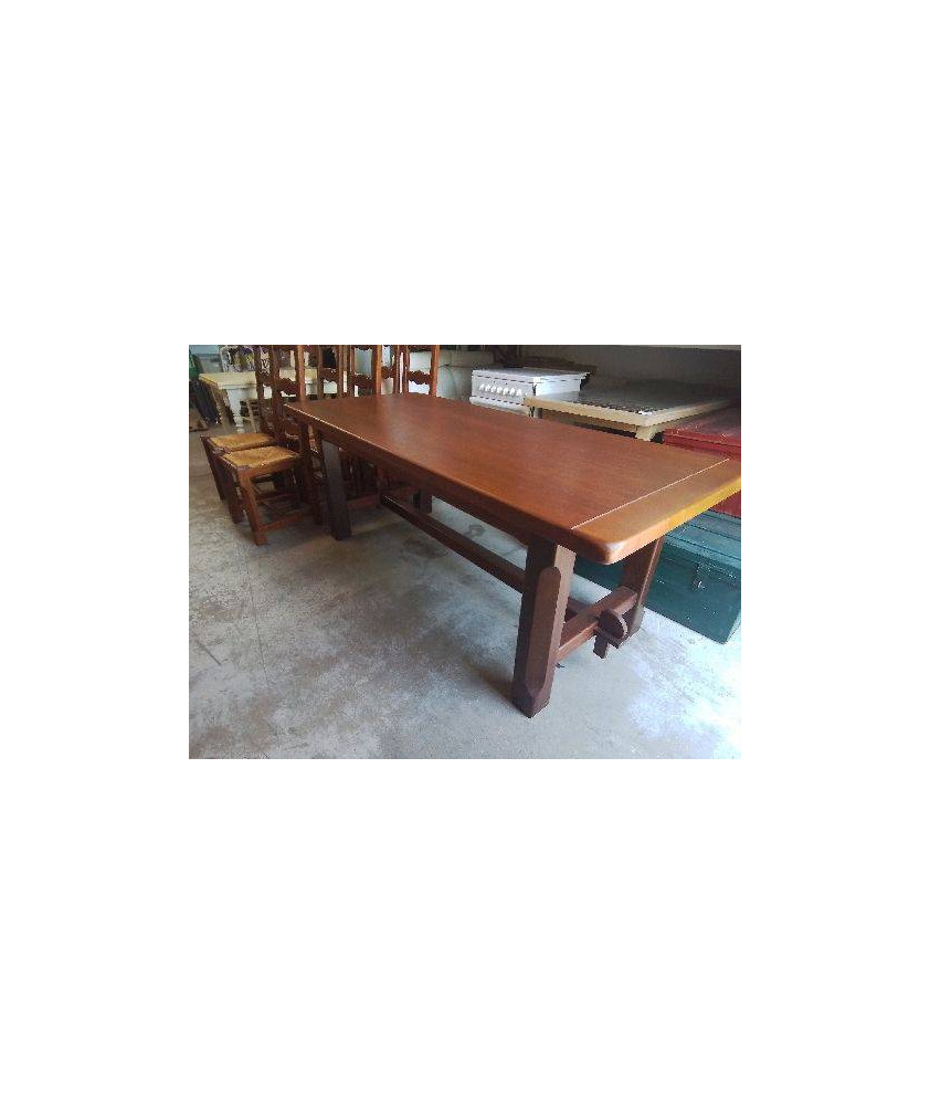 TABLE MASSIVE DE STYLE RUSTIQUE