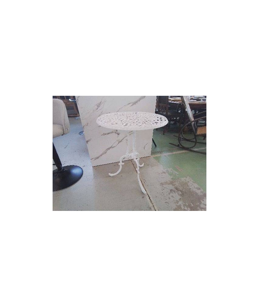 PETITE TABLE DE JARDIN EN FONTE D’ALUMIUM