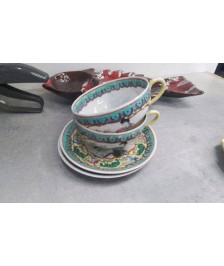 TASSES PORCELAINE CHINOISE X2 