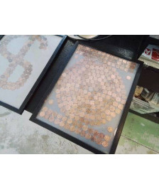 TABLEAU ART COIN