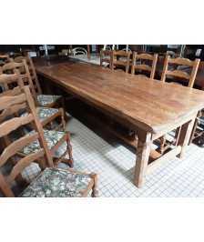 LOT 8 CHAISES ASSISE TISSU