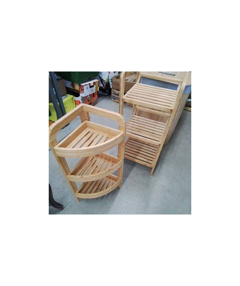 ETAGERES D’ANGLE BAMBOU