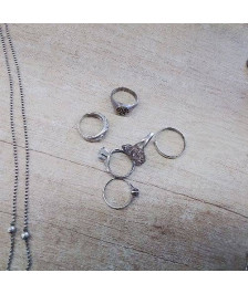 BAGUE ARGENT