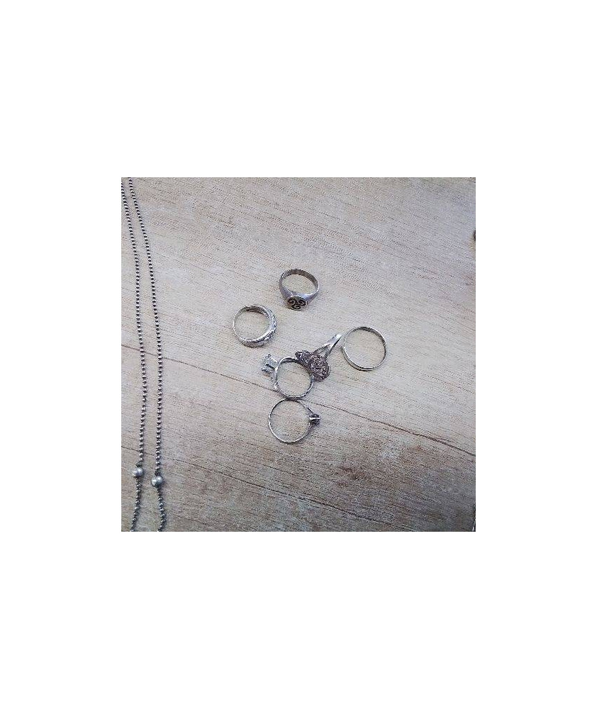 BAGUE ARGENT