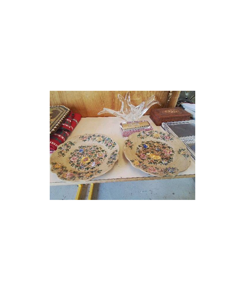 ASSIETTE DECO MOTIF FLORAL 