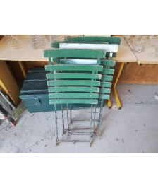 CHAISE VERTE PLIANTE 