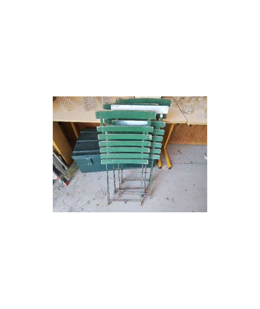 CHAISE VERTE PLIANTE 