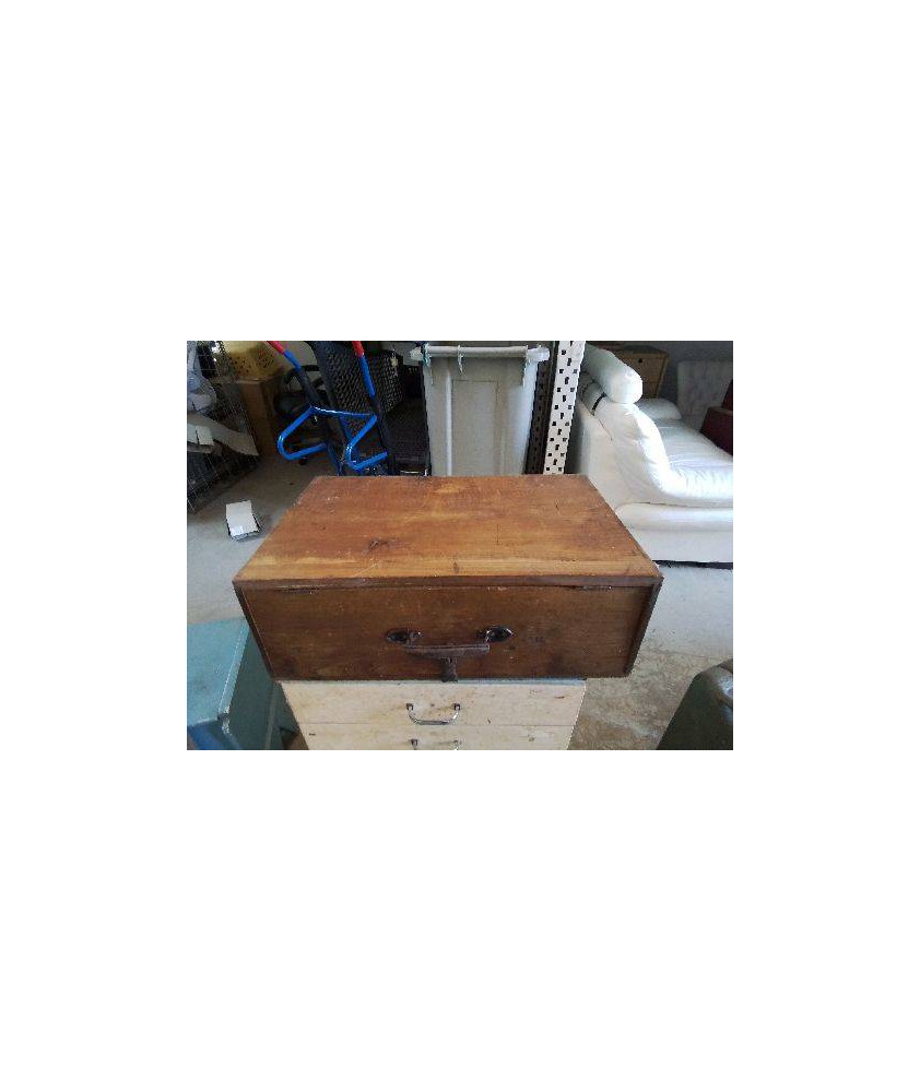 VALISE CAISSE EN BOIS 