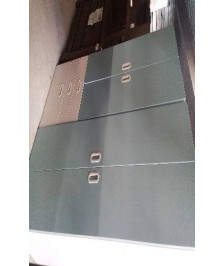 ARMOIRE 4 PORTES 3 TIROIRS 