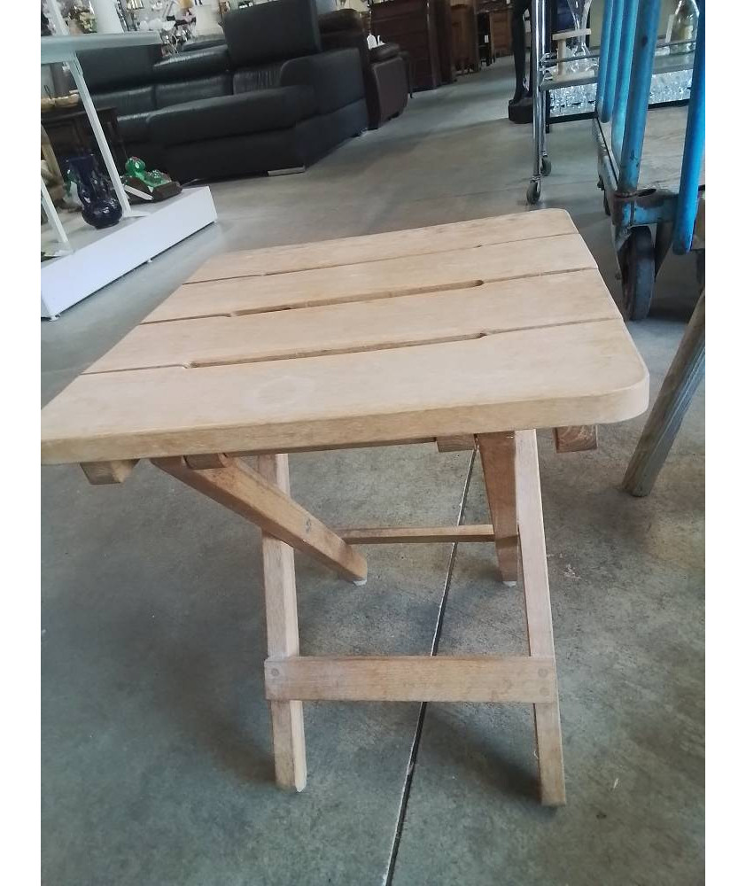 TABLE BASSE PLIANTE BOIS CLAIR