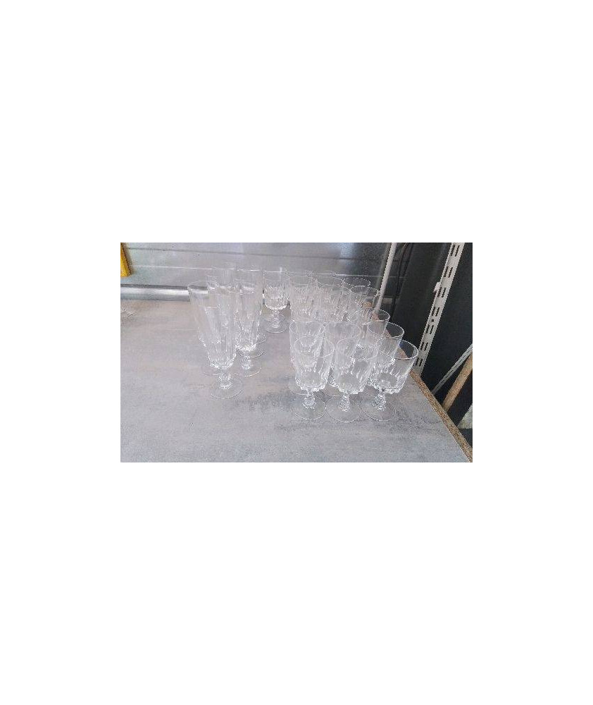 VERRES CRISTAL LE LOT