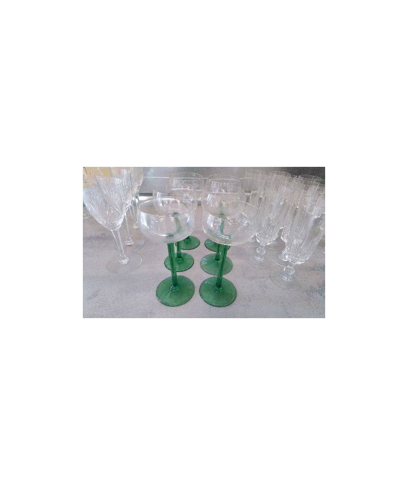VERRES A VIN D\'ALSACE X6 