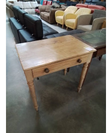 BUREAU PIN PIEDS TOURNÉS 1 TIROIR