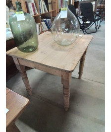 TABLE PIN PIEDS TOURNÉS 84X74X75CM
