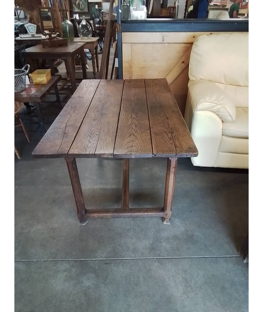 TABLE DE FERME 1 TIROIR  XIXE130X75X70 
